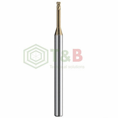 Dao Phay Bo Góc R 4 Me Cổ Dài D4 x R0.1x12x65L Union Tools Model HLRS4040-01-120,Dao phay ngón gia công sau nhiệt