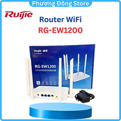 Router Wifi cho gia đình Ruijie Reyee RG-EW1200 băng tầng - Hàng Chính Hãng