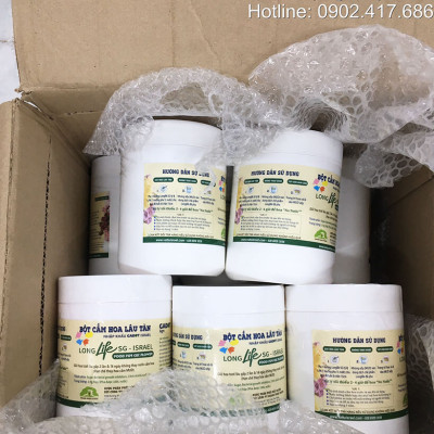 Thuốc Chăm Sóc Hoa tươi Cắm Xốp Lâu Tàn tại shop hoa Longlife SG của Israel (Combo 5KG pha 500L nước tiết kiệm) giúp hoa tươi gấp 2 lần và hạn chế thay hoa định kỳ, hoa cắm lẵng tươi lâu