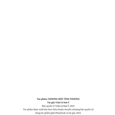 Sách - Thương Một Tình Thương