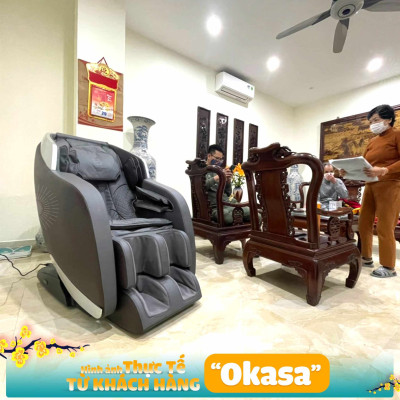 GHẾ MASSAGE OKASA OS-568 PLUS ( Bán chạy)