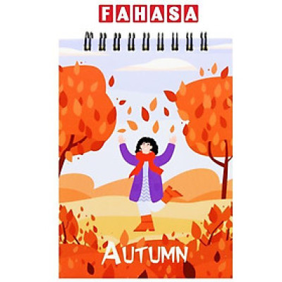 Sổ Lò Xo Note 4 Mùa A6 - Kẻ Ngang - 160 Trang 80gsm - The Sun - Autumn