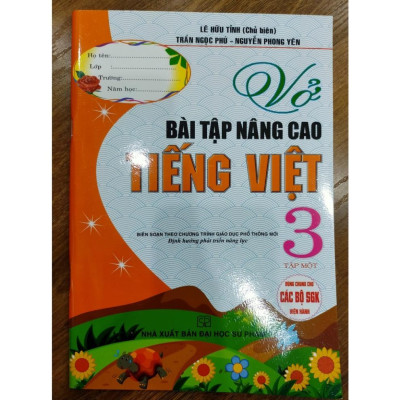 Sách - Combo Vở Bài Tập Nâng Cao Tiếng Việt 3 - Tập 1 + 2  (Biên Soạn Theo Chương Trình GDPT Mới)