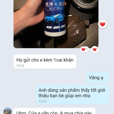 [CHÍNH HÃNG] 2 CHAI 500ML: XWash - Xịt tẩy rửa, khử mùi nội thất ô tô KHÔNG HÓA CHẤT - Tặng khăn lông cừu cao cấp