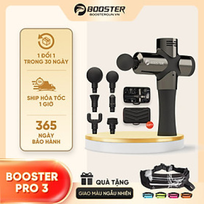 Máy Massage Booster PRO 3 – 6 đầu cắm – 4 tốc độ - Công suất 126W [High-end]