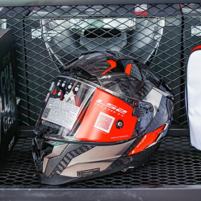 MŨ BẢO HIỂM FULLFACE 2 KÍNH LS2 FF327 CHALLENGER CARBON - GARA20