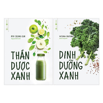 Combo 2 Cuốn Sách: Dinh Dưỡng Xanh - Thần Dược Xanh (2 Tập)