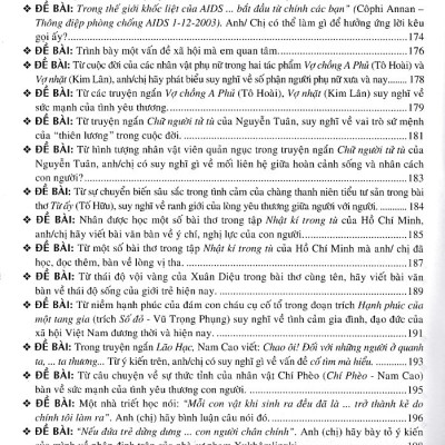 Những bài văn đạt giải học sinh giỏi cấp Tỉnh - Thành phố Toàn Quốc (THPT)(2025)(Dùng chung các bộ SGK)