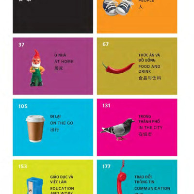 Combo 2 sách Từ điển hình ảnh Tam Ngữ Trung Anh Việt – Visual English Vietnamese Chinese Trilingual Dictionary +Phát triển từ vựng tiếng Trung Ứng dụng (in màu) (Có Audio nghe) +DVD tài liệu 