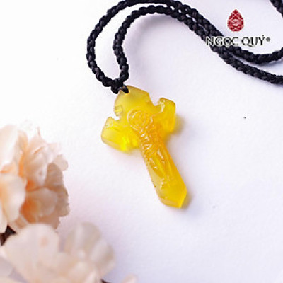 Mặt dây chuyền thánh giá chúa Jesus - Ngọc Quý Gemstones