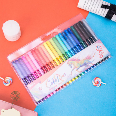 Vĩ Bút Dạ Nước 24 Màu Deli C10023 - Giao Màu Ngẫu Nhiên