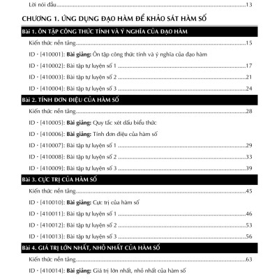 Tổng Ôn Toán Học - Tập 1 (Theo Chương Trình SGK Mới)