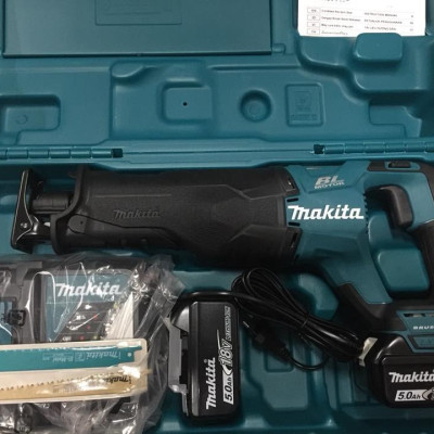 MÁY CƯA KIẾM DÙNG PIN(BL)(18V) (01 SẠC NHANH 02 PIN 5.0AH) MAKITA DJR187RTE- HÀNG CHÍNH HÃNG