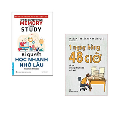 Combo Sách Giáo Dục Hiệu Quả: Bí Quyết Học Nhanh Nhớ Lâu +1 Ngày Bằng 48 Giờ - Sổ tay Quản Lí Thời Gian Hiệu Quả  /Tặng Bookmark