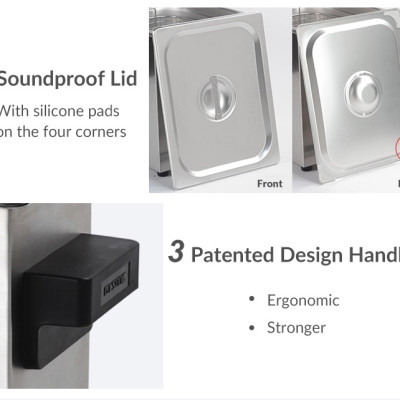 Máy rửa siêu âm Gtsonic-D13, 13L  điều khiển kỹ thuật số, 3 chế độ, làm sạch nhanh & hiệu quả sử dụng sóng siêu âm tần số cao, giúp loại bỏ bụi bẩn, dầu mỡ và cặn bám hiệu quả mà không làm hỏng bề mặt