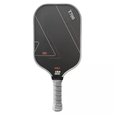 Vợt Pickleball Carbon T700 Pro mặt vợt phủ cacbon, khối lượng siêu nhẹ mặt nhám bám bóng 16mm - PK07