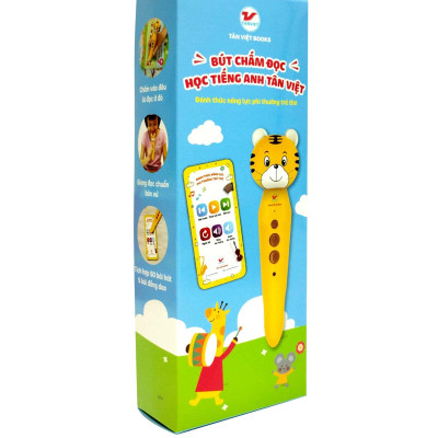 Bút Chấm Đọc-Học Tiếng Anh - Đánh Thức Năng Lực Phi Thường Từ Trẻ Thơ - Bút Hình Hổ (Dành Cho Trẻ Từ 0 Đến 10 Tuổi)