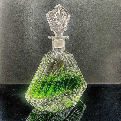 Chai Pha Lê Đựng Rượu 500ML cao cấp cực dày mẫu tam giác – nắp đặc mài nguyên khối - kín khí không cần gioăng – Chai Đựng Rượu Đẹp decor (P1) 