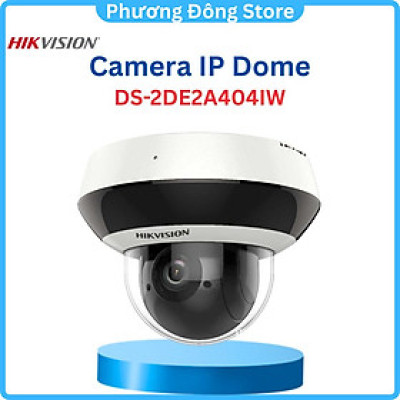 Camera IP HIKVISION Speed Dome hồng ngoại DS-2DE2A404IW-DE3/W(C0)(S6), 4MP zoom 4x Hồng ngoại 20m, Mic thu âm ,.-Hàng chính hãng