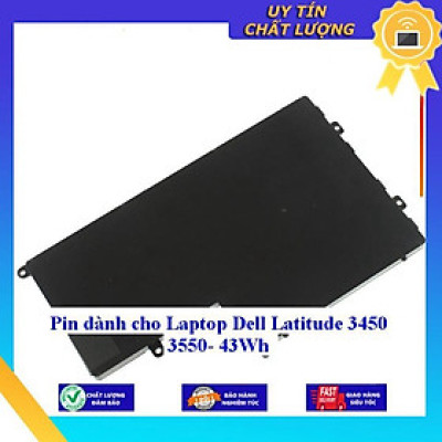 Pin dùng cho Laptop Dell Latitude 3450 3550 - 43Wh - Hàng Nhập Khẩu New Seal