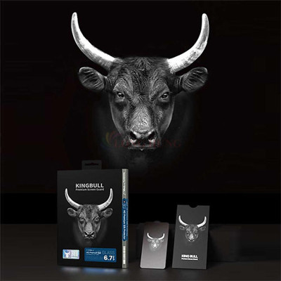 Dán màn hình cường lực Full viền MiPow KingBull Premium-Silk dành cho iPhone 15 Pro Max | 15Pro - Hàng chính hãng