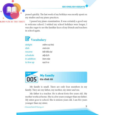 Sách - 120 bài luận tiếng Anh (bìa mềm)