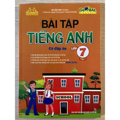 Sách - Bài tập Tiếng Anh lớp 7 ( tập 1 + tập 2) Global Success