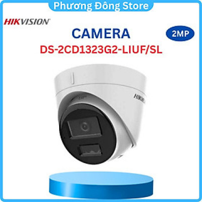 Camera IP HIKVISION Bán cầu DS-2CD1323G2-LIUF 2MP đèn kép, Tích hợp Micro, hồng ngoại 30m, phát hiện chuyển động người ,.-Hàng chính hãng