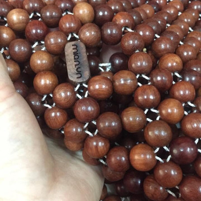 Chiếu Hạt Gỗ Hương Đỏ Cao Cấp - Kích Thước 1,2mx1,9m hạt 1.2cm ( video , hình thật )