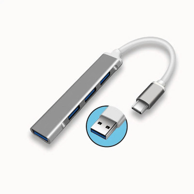 Bộ chuyển đổi USB Type-C sang Hub USB 3.0 4 cổng - Hàng Nhập Khẩu