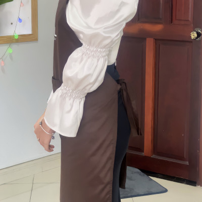 Tạp dề nhà bếp JoyMall có túi tiện lợi, chất liệu vải Kaki, Free size nam nữ