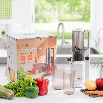 Máy Ép Chậm SEKA SK535S - Máy ép trái cây, hoa quả công nghệ Nhật Bản ép kiệt bã, giữ nguyên dưỡng chất - Hàng chính hãng (màu ngẫu nhiên)