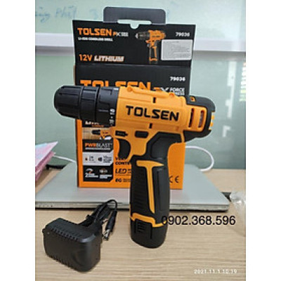 MÁY KHOAN PIN 12V TOLSEN 79036 - HÀNG CHÍNH HÃNG