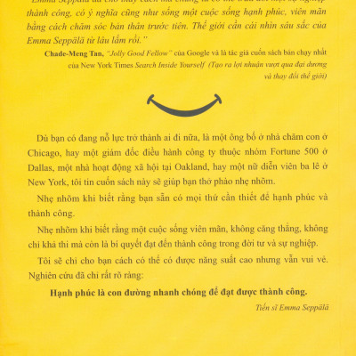 Con Đường Đến Hạnh Phúc - Cách Áp Dụng Khoa Học Về Hạnh Phúc Để Đưa Đến Thành Công