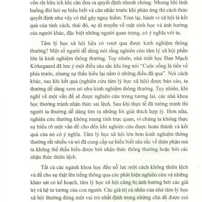 Tâm Lý Học Xã Hội Trong Cuộc Sống Hiện Đại (Tái bản lần 1) - Bìa mềm
