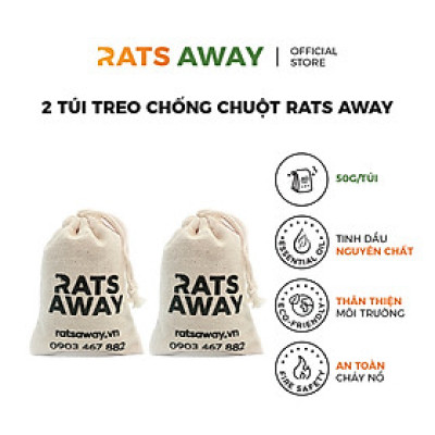 Túi treo chống chuột cho ô tô RATS AWAY