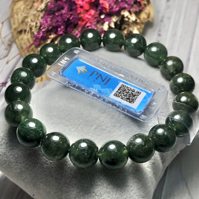 Vòng tay Thạch Anh Tóc xanh 9mm chuẩn 4A