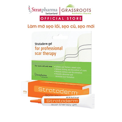 Strataderm Gel Silicone ngăn ngừa sẹo xấu tuýp 20g