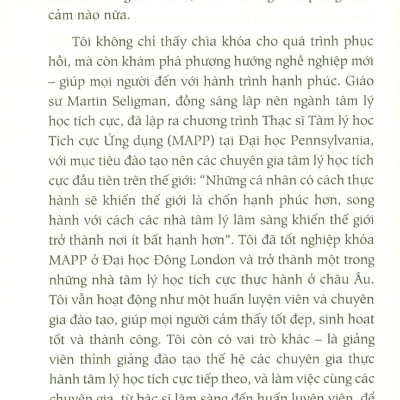 Tâm Lý Học Tích Cực - Đánh Bại Trầm Cảm (Positive Psychology For Overcoming Depression) - Những chiến lược hiệu quả để giải phóng sức mạnh nội tâm