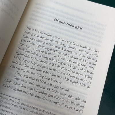 DU HÀNH CÙNG HERODOTUS - Ryszard Kapuscinski - Nguyễn Thái Linh dịch – Nhã Nam – bìa mềm