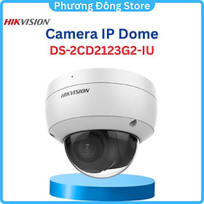 Camera IP HIKVISION DS-2CD2183G2-IU 8MP  30m, Tích hợp Mic, phát hiện người và phương tiện, Phát hiện khuôn mặt ,.-Hàng chính hãng