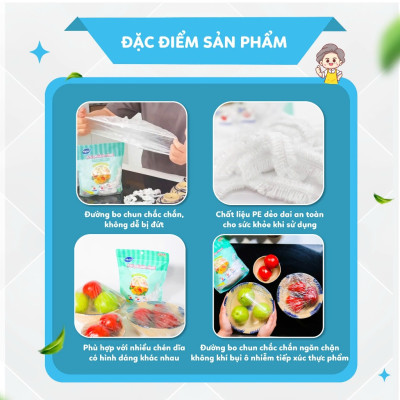  Bịch Màng Bọc Thực Phẩm Bo Chun MyJae (1 Bịch 50 Cái)