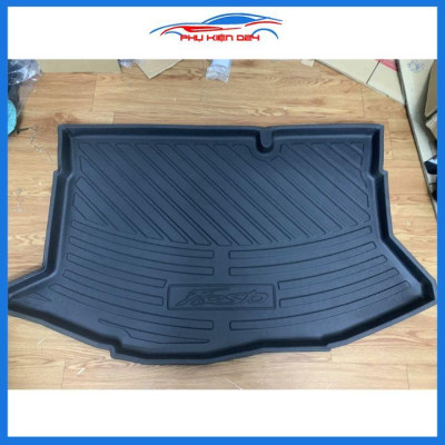 Thảm nhựa lót cốp Ford Fiesta Hatch Back 2016-2017-2018-2019-2020-2021-2022 nhựa dẻo dày dặn đàn hồi tốt