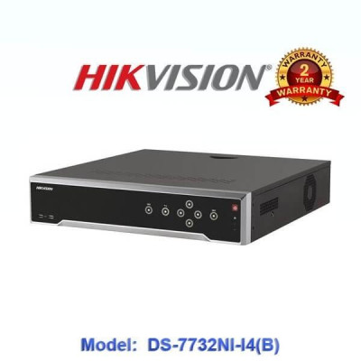 Đầu ghi hình camera IP 32 kênh HIKVISION DS-7732NI-I4(B) 12MP Ultra HD 4K H.265 ,.-Hàng chính hãng