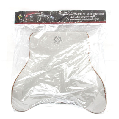 Tựa Lưng Ô Tô Cao Su Non Vải Nỉ CIND G002 Màu Xám