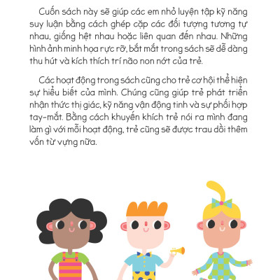 30++ Hoạt Động Rèn Luyện Kỹ Năng Tư Duy Cho Trẻ - Ghép Cặp_DTI