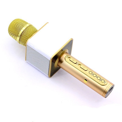 Micro Karaoke Bluetooth kèm loa kết nối điện thoại, máy tính bảng Hát Không Dây, Nghe Nhạc, Hỗ Trợ Kết Nối Thẻ Nhớ, USB Pin sạc MÀU ĐEN - Hàng Chính Hãng