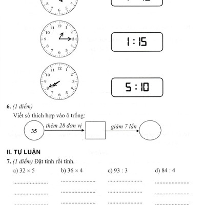 Sách tham khảo_Bộ Đề Kiểm Tra Môn Toán Lớp 3 (Dùng Kèm SGK Kết Nối)_HA	