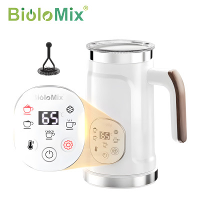 Máy tạo bọt sữa, cà phê, ca cao New Digital 5 trong 1 chuyên nghiệp. Thương hiệu Mỹ cao cấp Biolomix - BMF102E. Hàng chính hãng