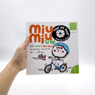 Sách Ehon Miu Miu Tự Lập Phần 2 Song Ngữ - Tập Xe Đạp